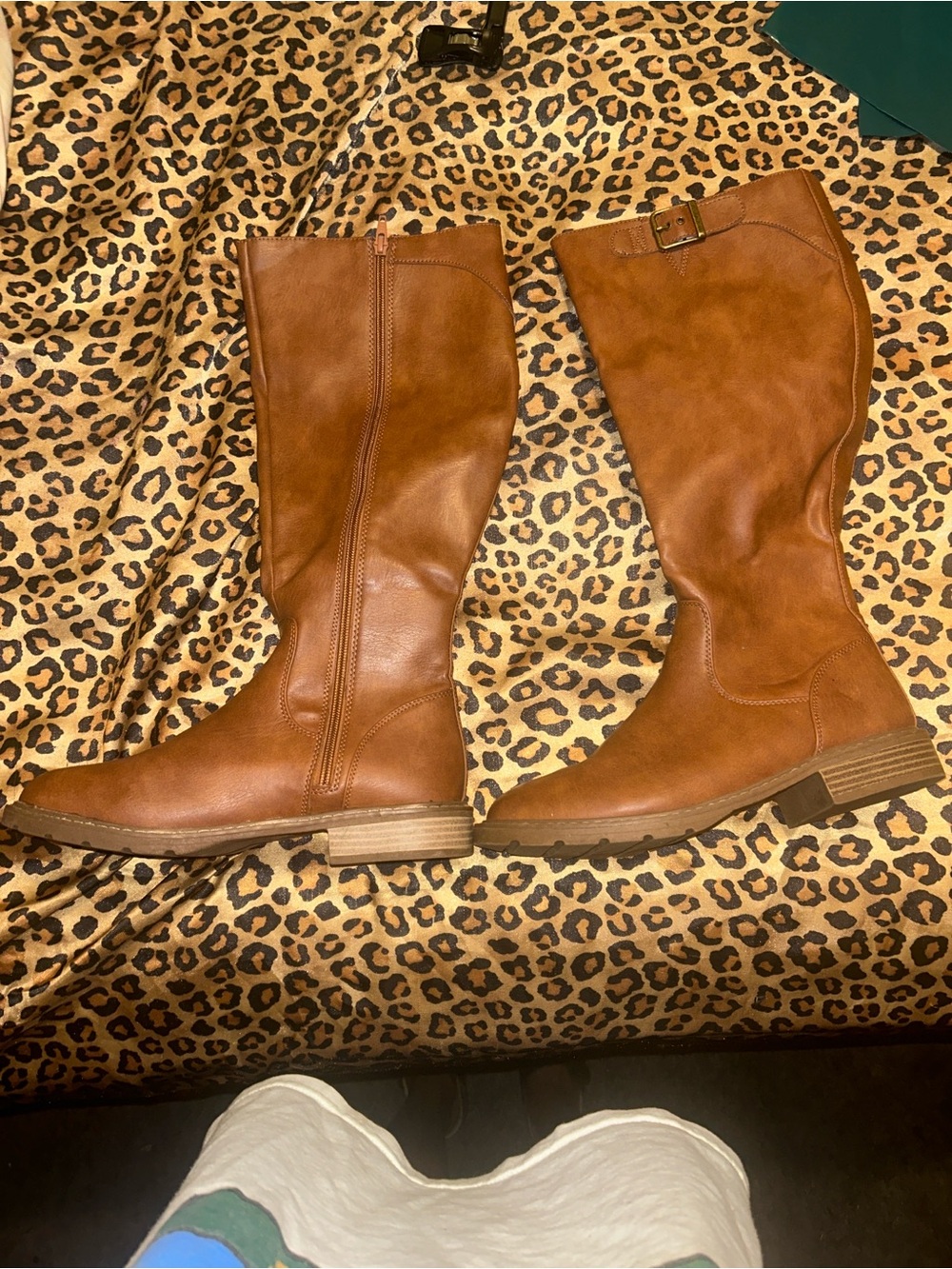 Time and Tru Tall Riding Boots in Cognac